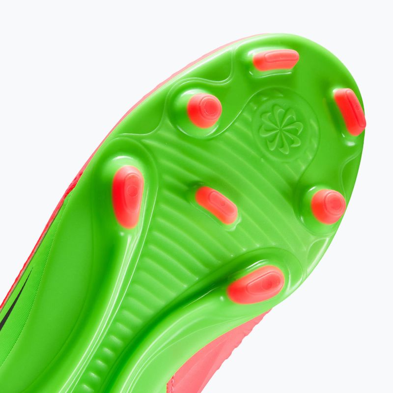 Vaikiški futbolo batai Nike Jr. Phantom 6 Club Erling Haaland MG hot punch/green strike/black 5