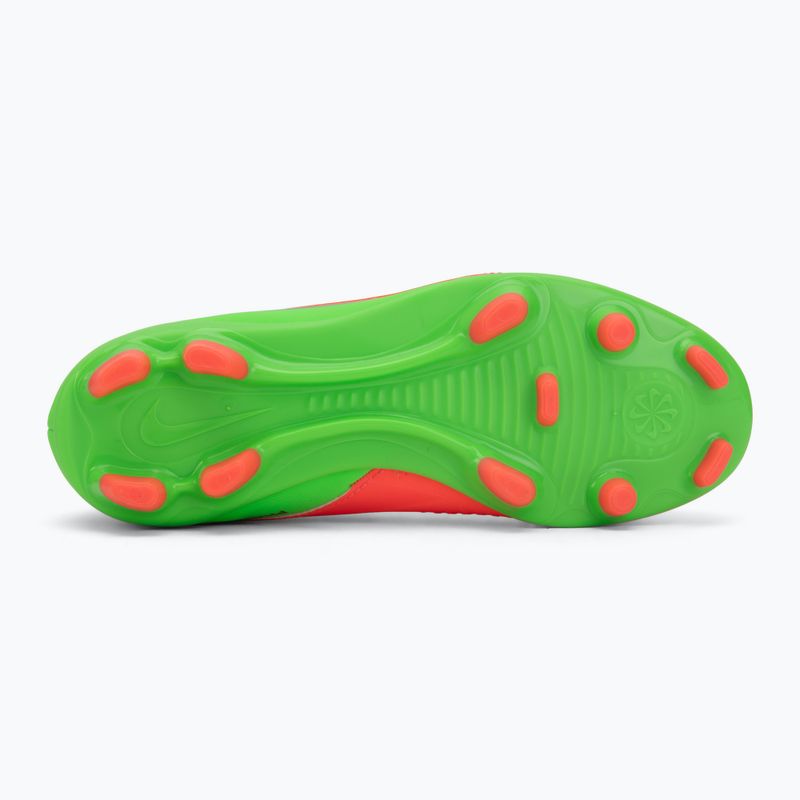 Vaikiški futbolo batai Nike Jr. Phantom 6 Club Erling Haaland MG hot punch/green strike/black 4