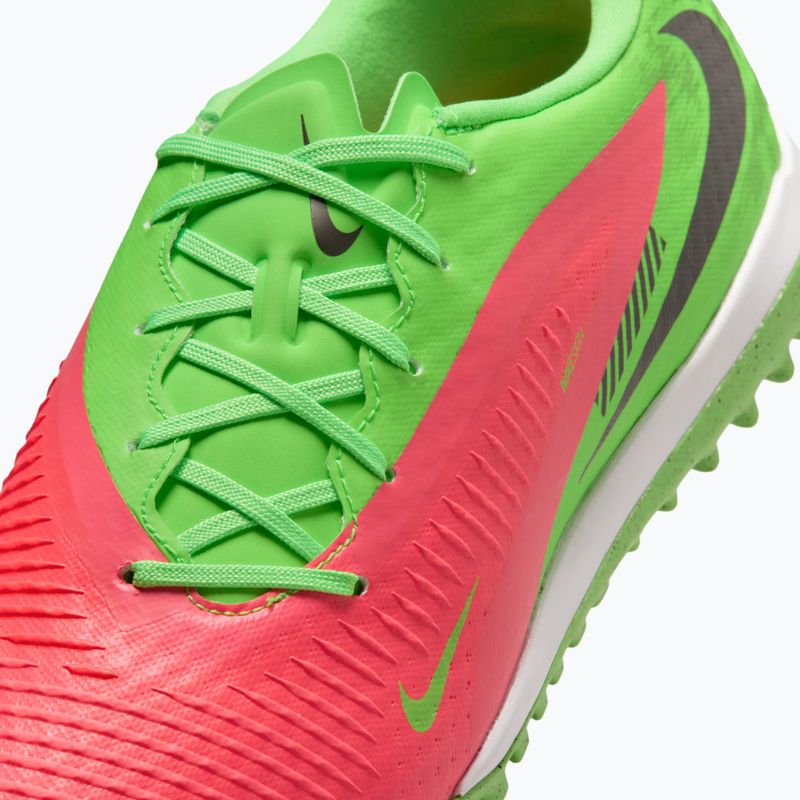 Vyriški futbolo bateliai Nike Phantom 6 Low Academy Erling Haaland TF hot punch/green strike/black 7