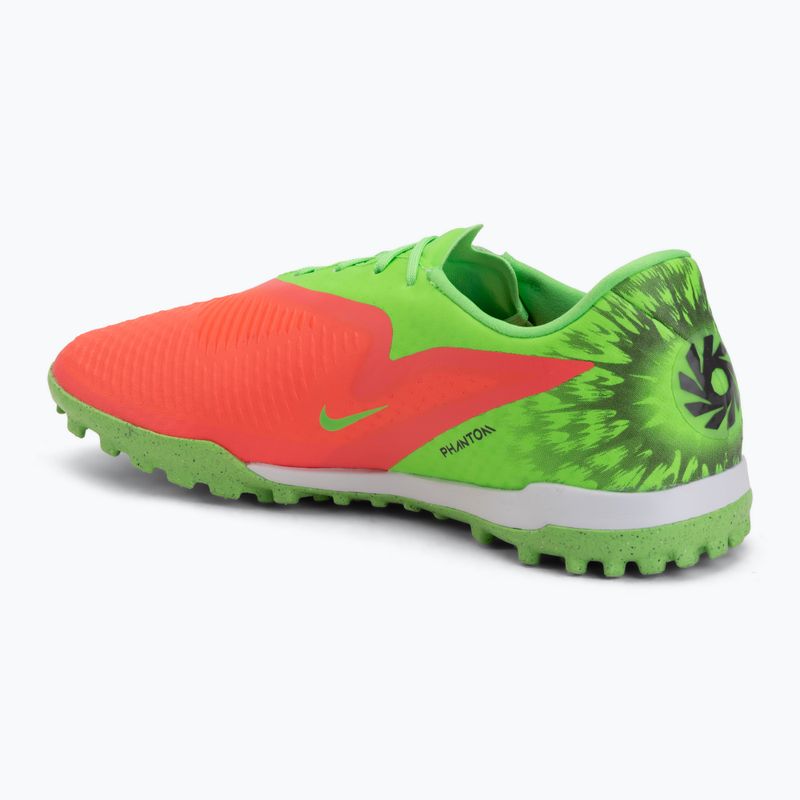 Vyriški futbolo bateliai Nike Phantom 6 Low Academy Erling Haaland TF hot punch/green strike/black 3