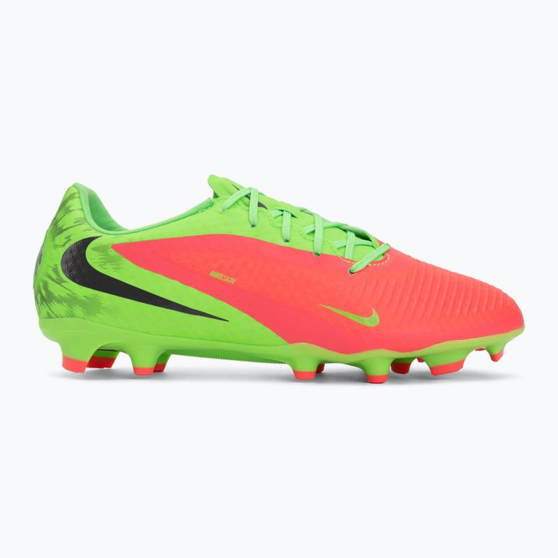 Vyriški futbolo bateliai Nike Phantom 6 Low Academy Erling Haaland FG hot punch/green strike/black 2