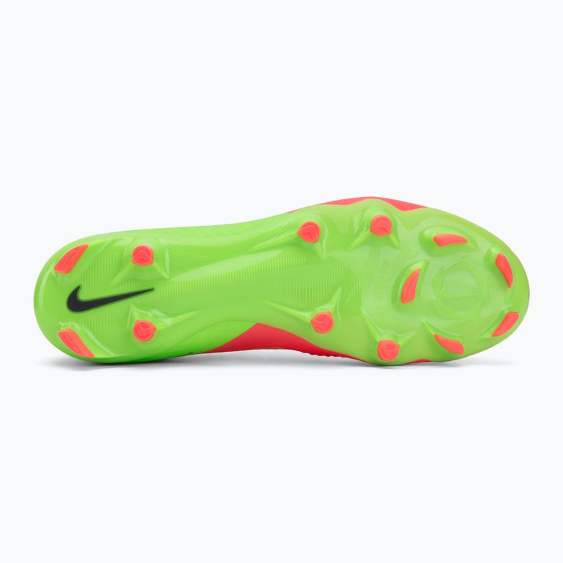 Vyriški futbolo bateliai Nike Phantom 6 Low Academy Erling Haaland FG hot punch/green strike/black 4