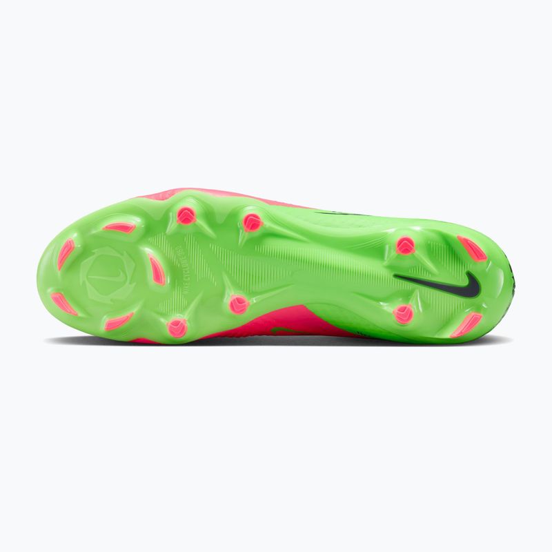 Vyriški futbolo bateliai Nike Phantom 6 Low Academy Erling Haaland FG hot punch/green strike/black 2