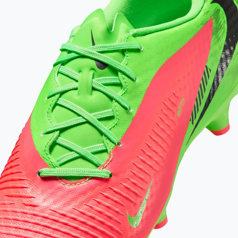 Vyriški futbolo bateliai Nike Phantom 6 Low Academy Erling Haaland FG hot punch/green strike/black 3