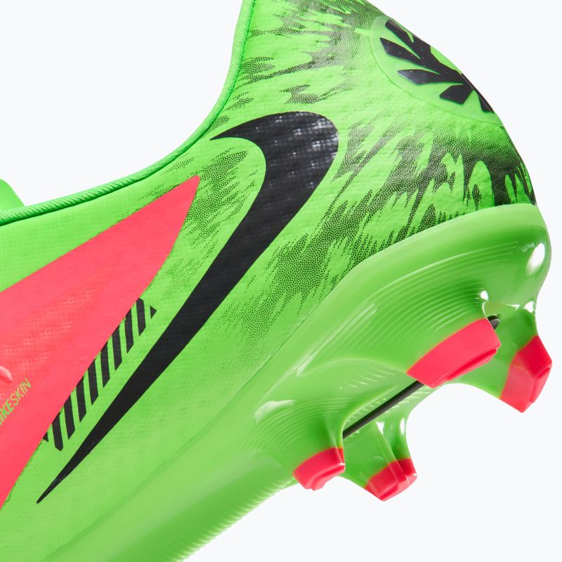 Vyriški futbolo bateliai Nike Phantom 6 Low Academy Erling Haaland FG hot punch/green strike/black 5
