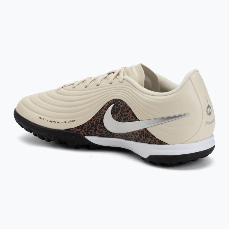 Vyriški futbolo batai Nike United Tiempo Maestro Academy TF fossil/burgundy crush/metallic silver 3