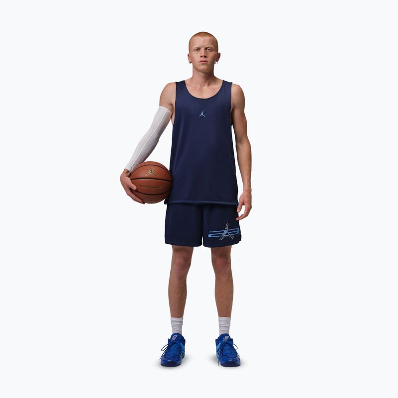 Vyriški krepšinio marškinėliai Nike Jordan Sport Reversible midnight navy/university blue 2
