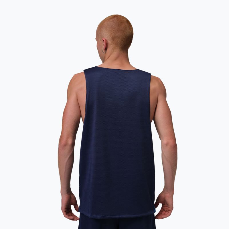 Vyriški krepšinio marškinėliai Nike Jordan Sport Reversible midnight navy/university blue 3