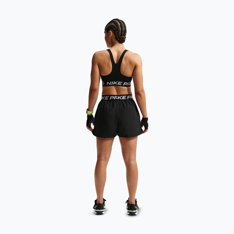 Moteriški treniruočių šortai Nike Pro 2in1 black/white 3