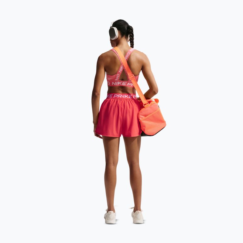 Moteriški treniruočių šortai Nike Pro 2in1 light crimson/white 3