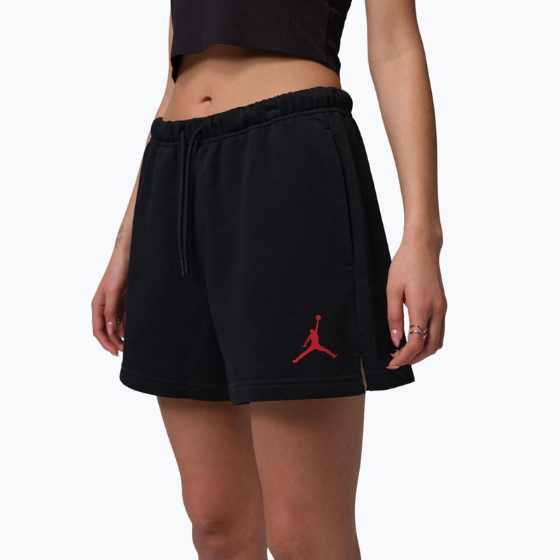 Moteriški šortai Jordan Fleece black/gym red 4