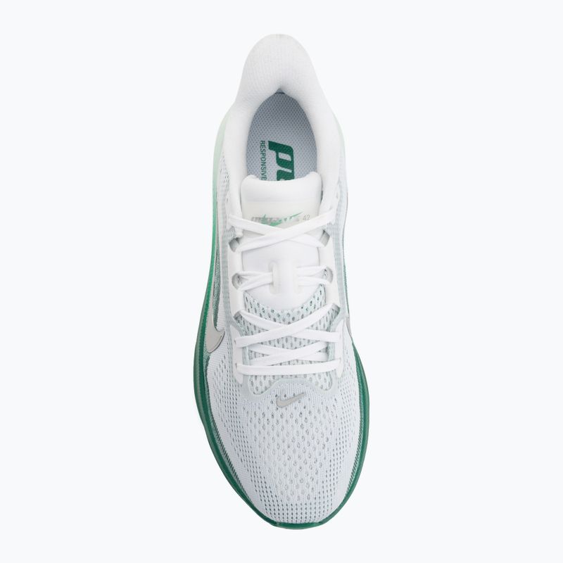 Moteriški bėgimo batai Nike Pegasus 42 white/malachite/metallic silver 5