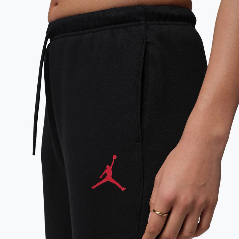 Moteriškos kelnės Jordan Fleece black/gym red 4