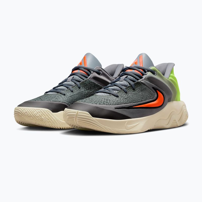 Vyriški krepšinio batai Nike Giannis Immortality 4 Cool Grey/Volt/Total Crimson 3
