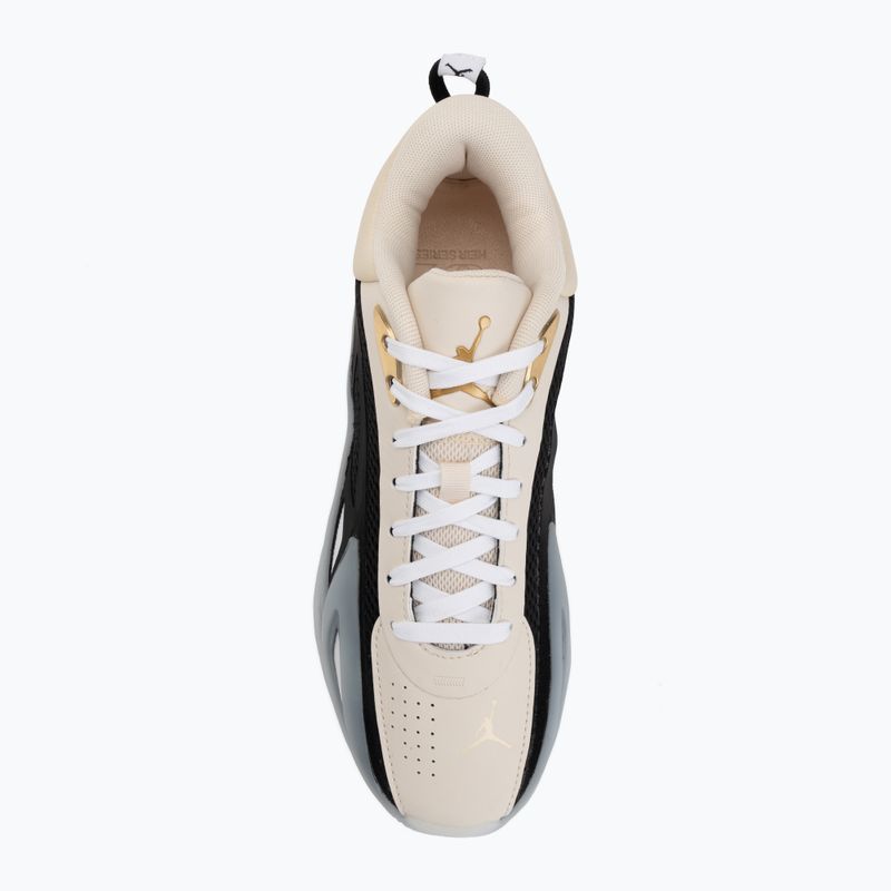 Moteriški krepšinio batai Jordan Heir Series 2 Precious Medal pearl white/black/metallic gold/white 5