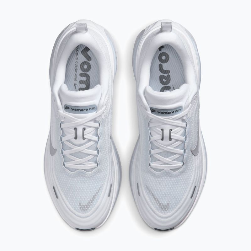 Vyriški bėgimo batai Nike Vomero Plus white/hydrogen blue/cool grey/grey fog 4