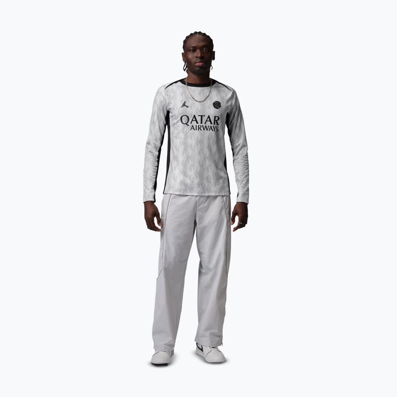 Vyriški futbolo marškinėliai su ilgomis rankovėmis Nike Paris Saint-Germain Academy Pro Warm SE medium grey/black/black 2