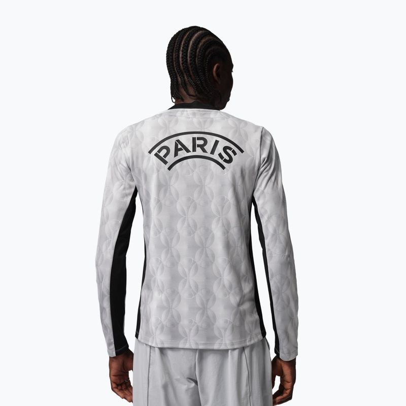 Vyriški futbolo marškinėliai su ilgomis rankovėmis Nike Paris Saint-Germain Academy Pro Warm SE medium grey/black/black 3