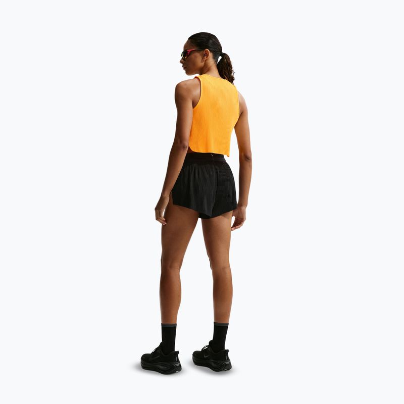 Moteriški bėgimo marškinėliai Nike AeroSwift Dri-Fit ADV Cropped Tank Top laser orange/black 3