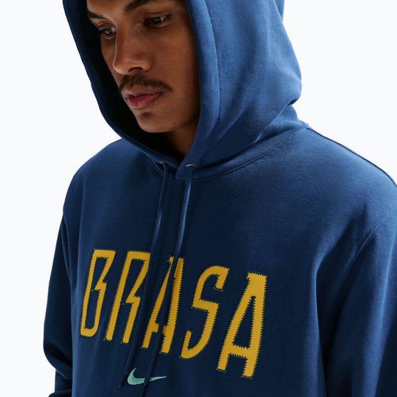 Vyriškas džemperis Nike Brazil Club coastal blue/light mint 5