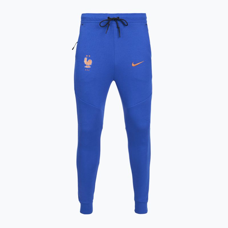 Vyriškos futbolo kelnės Nike FFF Tech Fleece Joggers game royal/metallic copper 6