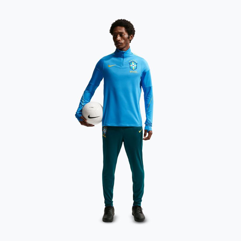 Vyriškos futbolo kelnės Nike Brazil Academy Pro Dri-Fit geode teal/light mint/midwest gold 2
