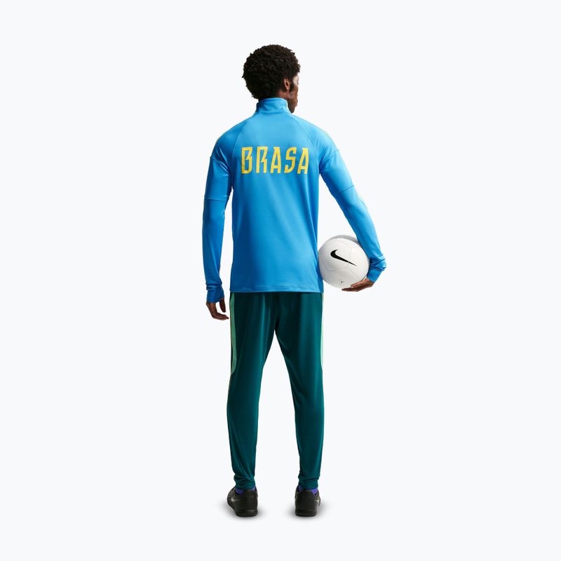 Vyriškos futbolo kelnės Nike Brazil Academy Pro Dri-Fit geode teal/light mint/midwest gold 3