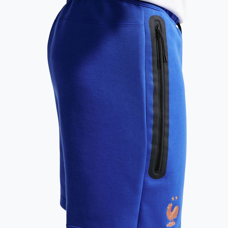 Vyriški futbolo šortai Nike FFF Tech Fleece game royal/metallic copper 4