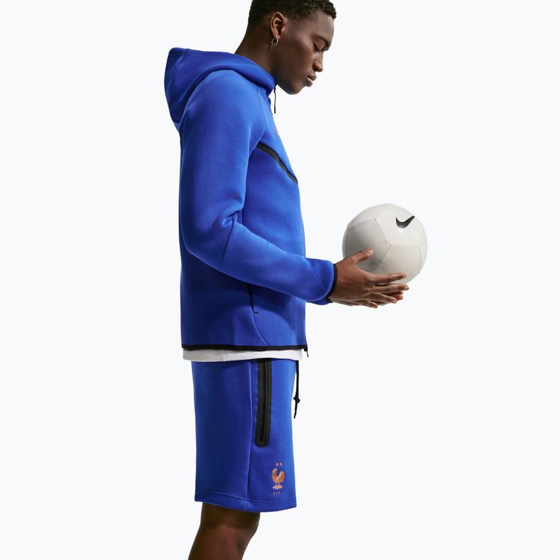 Vyriški futbolo šortai Nike FFF Tech Fleece game royal/metallic copper 5