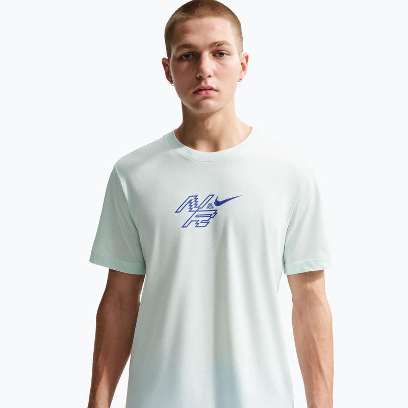 Vyriški bėgimo marškinėliai Nike AeroSwift Dri-Fit barely green/lapis 4