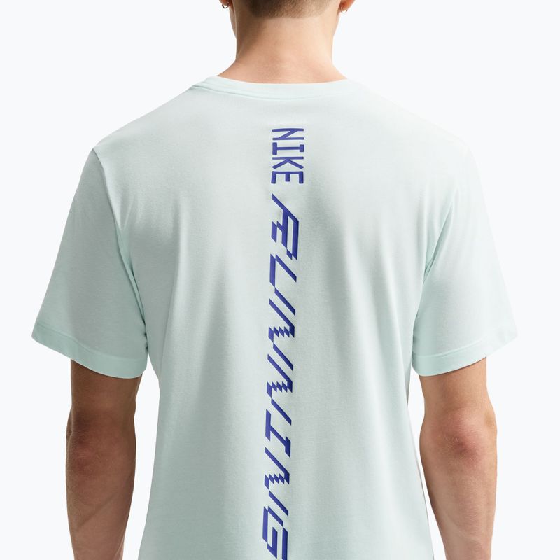 Vyriški bėgimo marškinėliai Nike AeroSwift Dri-Fit barely green/lapis 5