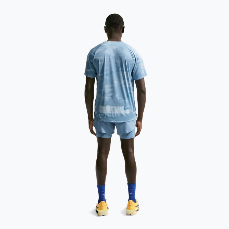Vyriški bėgimo marškinėliai Nike Stride Dri-Fit ADV Work Blue/Light Armory Blue/Aegean Storm 3