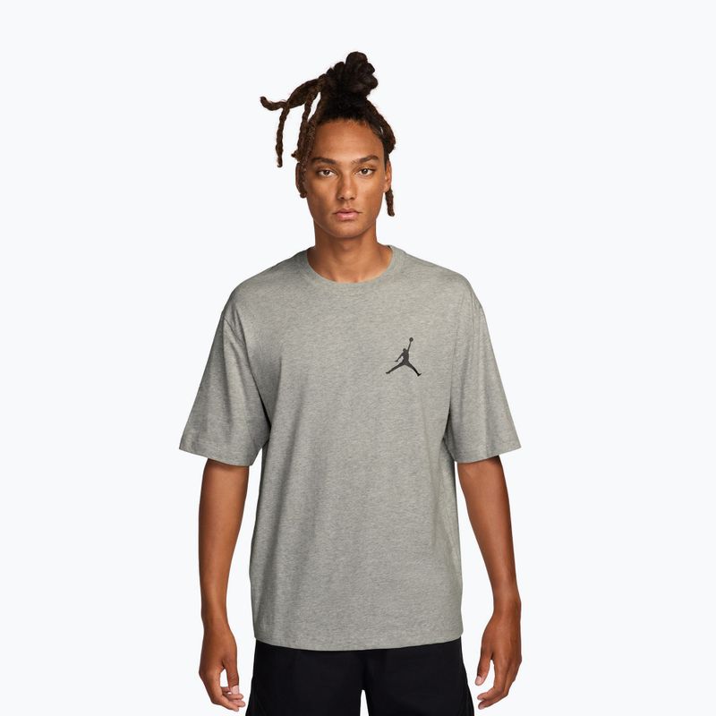 Vyriški marškinėliai Jordan grey heather/black