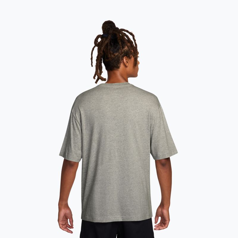 Vyriški marškinėliai Jordan grey heather/black 2
