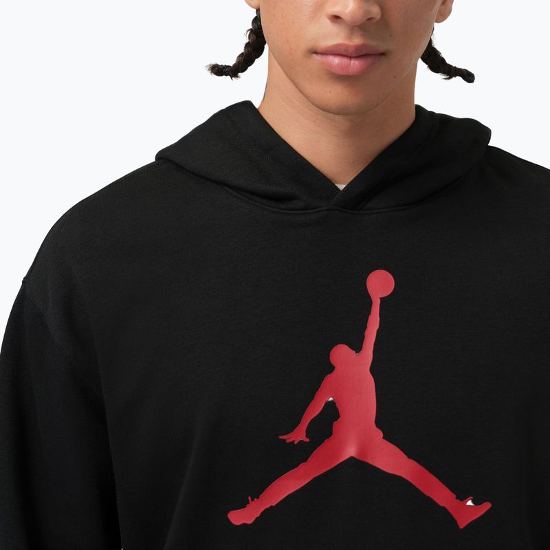 Vyriškas džemperis Nike Jordan Pullover Hoodie black/gym red 4