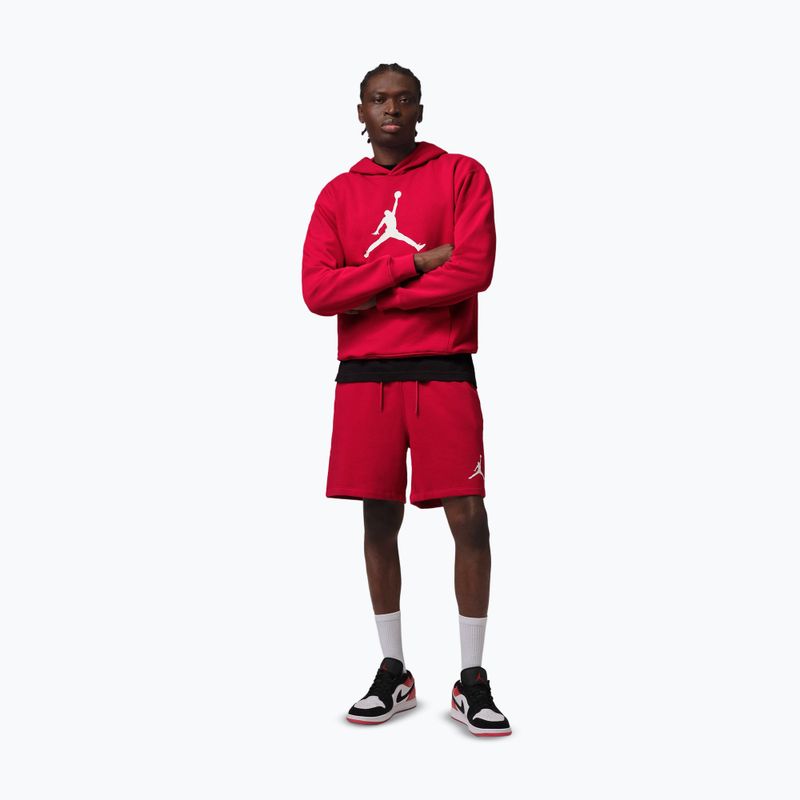 Vyriški šortai Nike Jordan Fleece gym red/white 2
