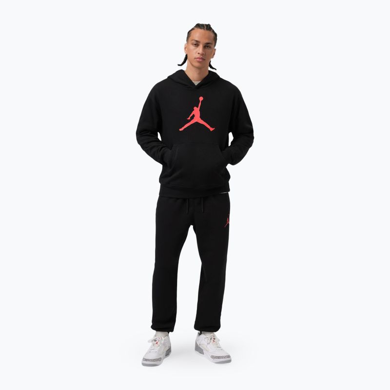 Vyriškos kelnės Jordan black/gym red 2