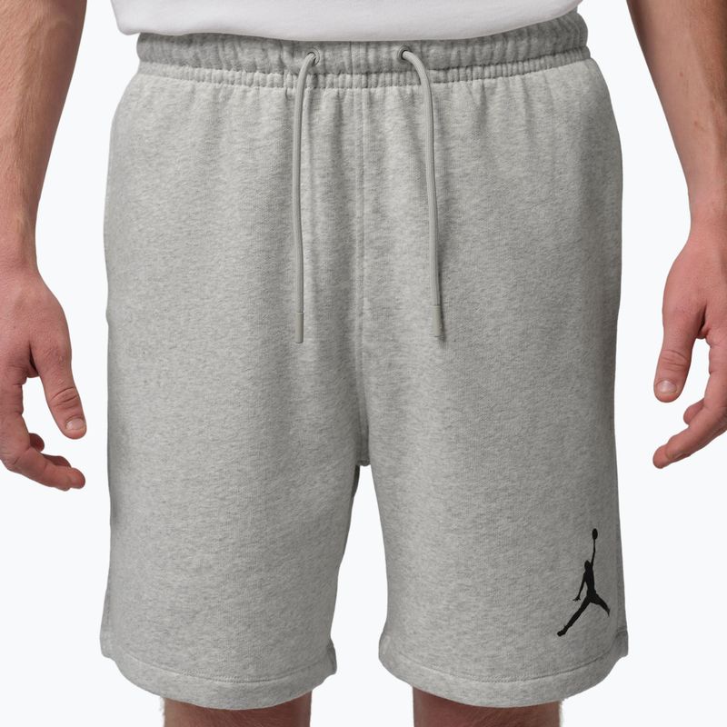 Vyriški šortai Nike Jordan Fleece grey heather/black 3