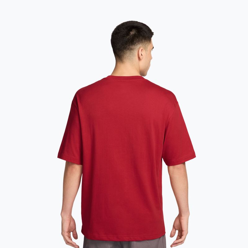 Vyriški marškinėliai  Jordan gym red/white 2