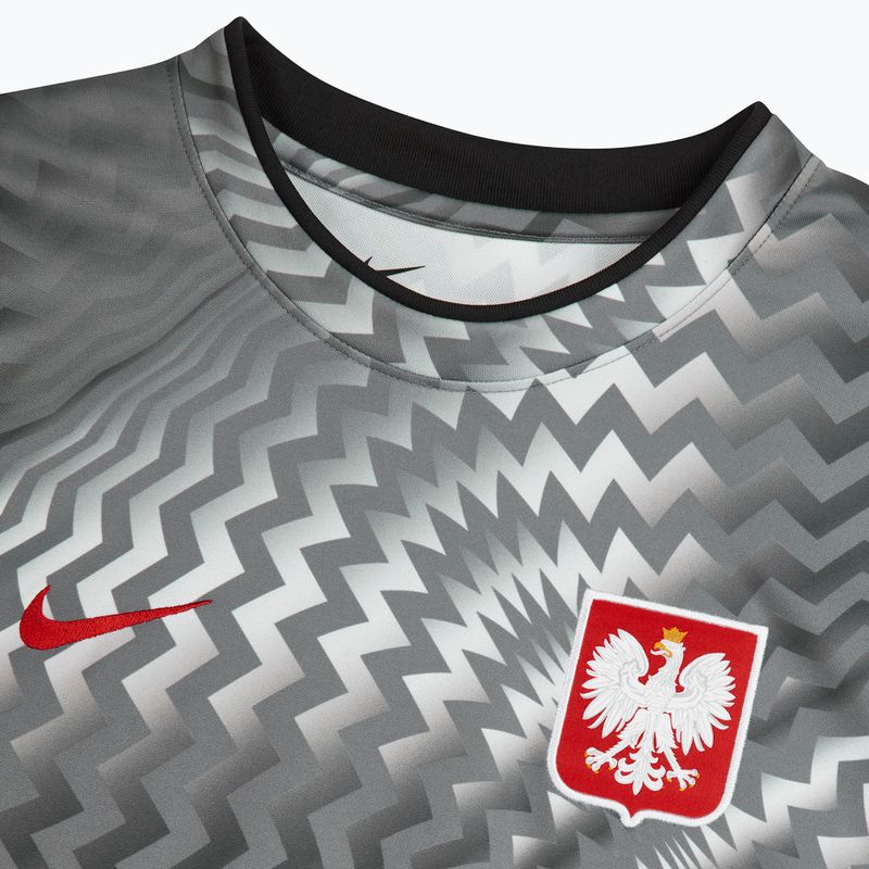 Vyriški futbolo marškinėliai Nike Dri-Fit Poland Pre-Match 2026 pure platinum/cool grey 4