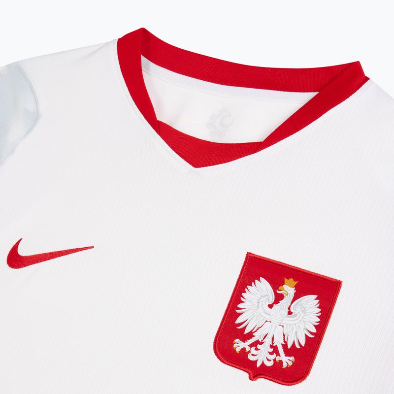 Vyriški futbolo marškinėliai Nike Dri-Fit Poland Stadium Home 2026 white/field silver 4