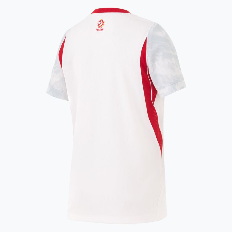 Vaikiški futbolo marškinėliai Nike Dri-Fit Poland Stadium Home 2026 white/field silver 2