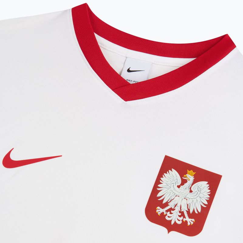 Vyriški futbolo marškinėliai Nike Dri-Fit Poland Home 2026 white/field silver 4