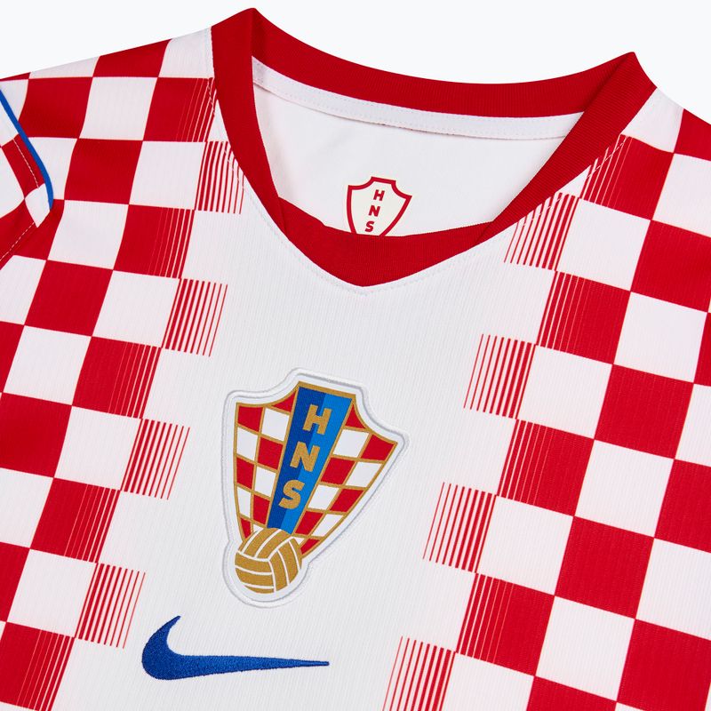 Vyriški futbolo marškinėliai Nike Dri-Fit Croatia Stadium Home 2026 white/university red 4