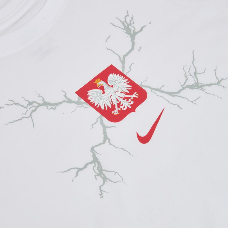 Vyriški futbolo marškinėliai Nike Graphic Poland white 3