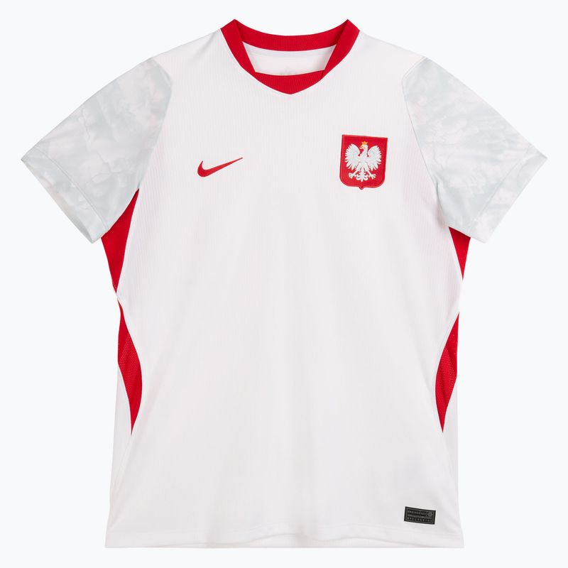 Moteriški futbolo marškinėliai Nike Dri-Fit Poland Stadium Home 2026 white/field silver 4