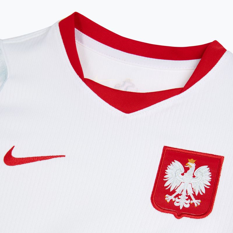 Vaikiškas futbolo komplektas Nike Dri-Fit Poland Stadium Home Kit white/field silver 4