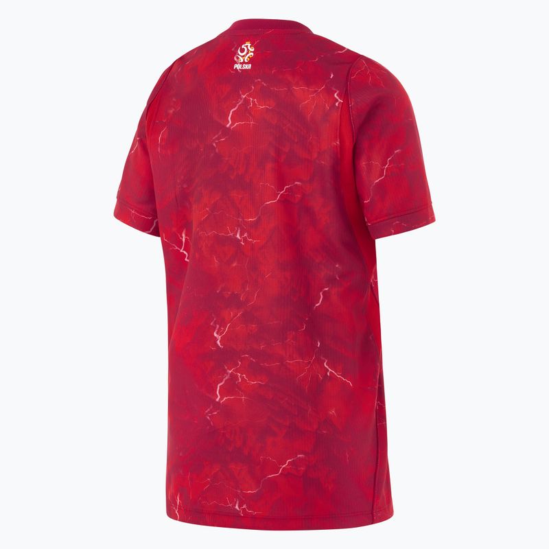 Vaikiški futbolo marškinėliai Nike Dri-Fit Poland Stadium Away 2026 noble red/sport red 2