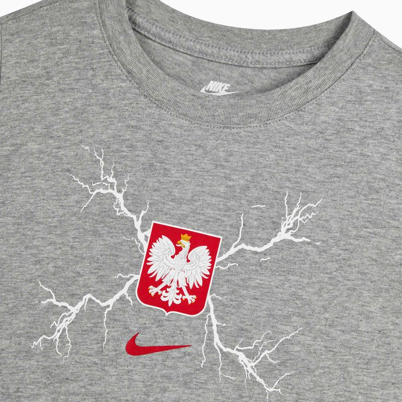 Futbolo marškinėliai Nike Graphic Poland dark grey heather 4