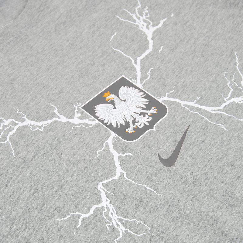 Vyriški futbolo marškinėliai Nike Graphic Poland dark grey heather 3